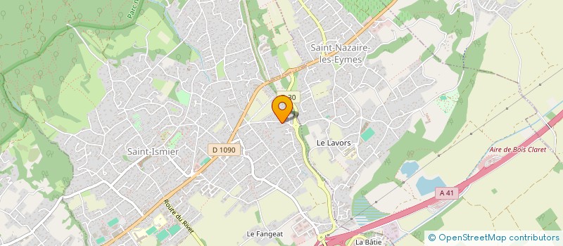 localisation de l'entreprise MADAME KARINE BARASINSKI à SAINT-ISMIER