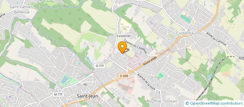 localisation de l'entreprise MADAME KARINE BARATON  ROUFFIAC-TOLOSAN