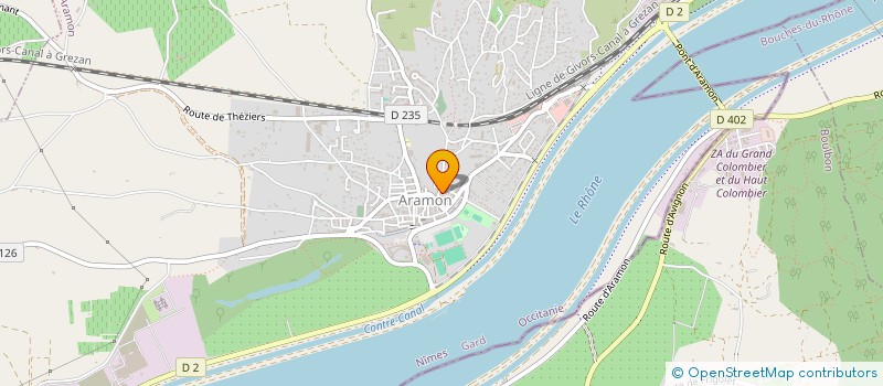 localisation de l'entreprise MADAME KARINE BARBATI  ARAMON