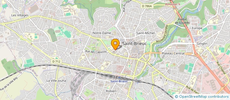 localisation de l'entreprise MADAME KARINE BARBERO à SAINT-BRIEUC