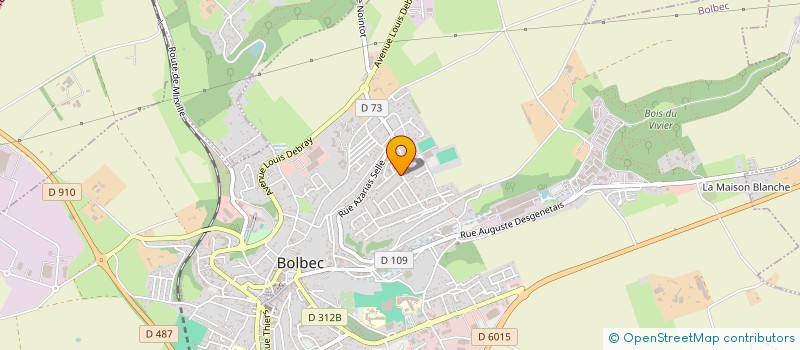 localisation de l'entreprise MADAME KARINE BARQ  BOLBEC