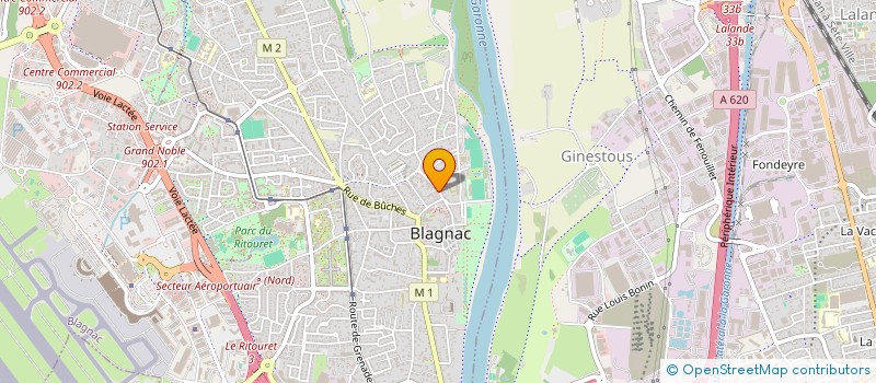 localisation de l'entreprise MADAME KARINE BARRAU  BLAGNAC