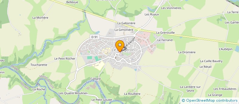 localisation de l'entreprise MADAME KARINE BARREAU  SEVREMOINE