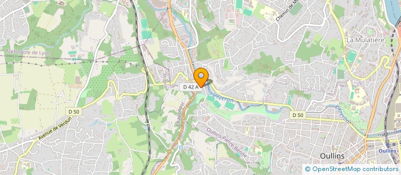 localisation de l'entreprise MADAME KARINE BARRIOL  OULLINS-PIERRE-BENITE