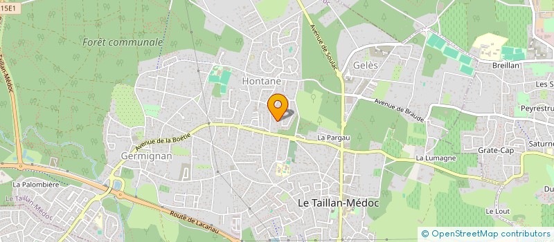 localisation de l'entreprise MADAME KARINE BARRU  LE TAILLAN-MEDOC