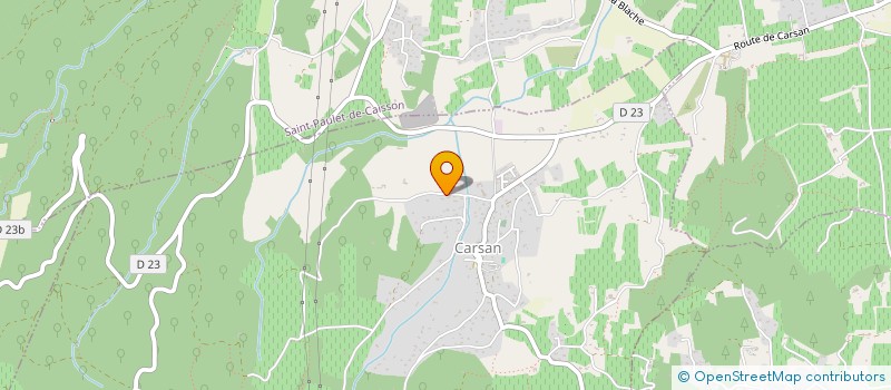 localisation de l'entreprise MADAME KARINE BARRUYER  CARSAN