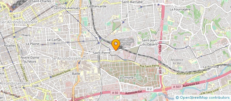 localisation de l'entreprise MADAME KARINE BARTOLI à MARSEILLE