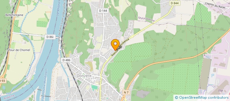localisation de l'entreprise MADAME KARINE BAS  DONZERE