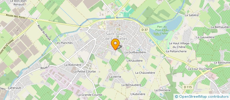 localisation de l'entreprise MADAME KARINE BASLANDE à SAINT-JULIEN-DE-CONCELLES