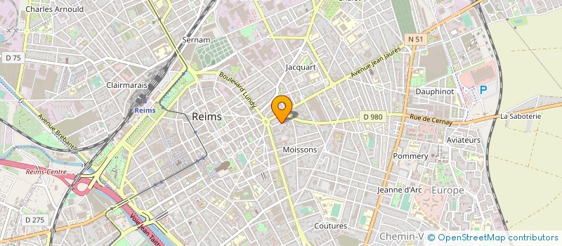 localisation de l'entreprise MADAME KARINE BASSOT  REIMS