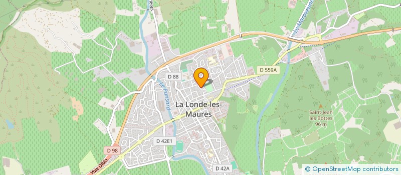 localisation de l'entreprise MADAME KARINE BAUCHE à LA LONDE-LES-MAURES