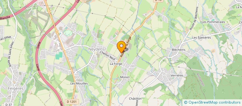 localisation de l'entreprise MADAME KARINE BAUDET  NEYDENS