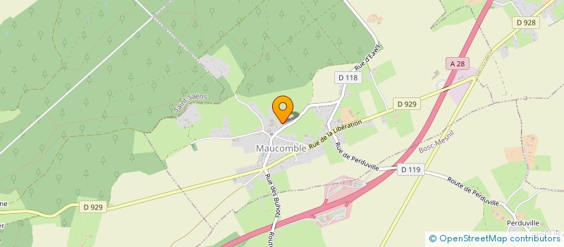 localisation de l'entreprise MADAME KARINE BAUDRY  MAUCOMBLE