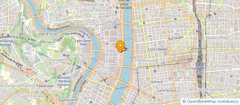 localisation de l'entreprise MADAME KARINE BEATRICE RIERA  LYON