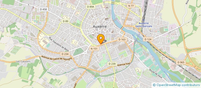 localisation de l'entreprise MADAME KARINE BEAUHAIRE-MESCHINI à AUXERRE