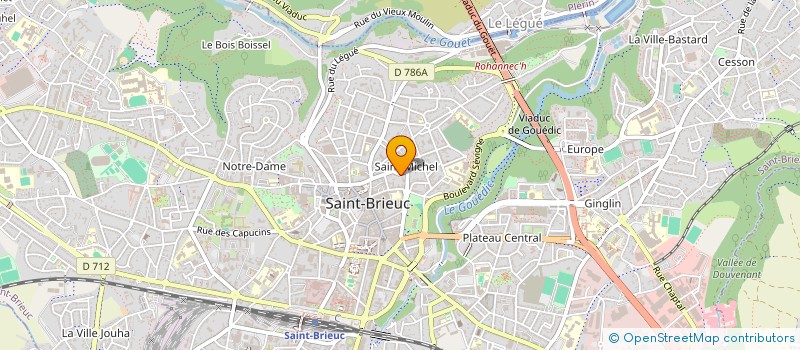 localisation de l'entreprise MADAME KARINE BEAUMONT à SAINT-BRIEUC