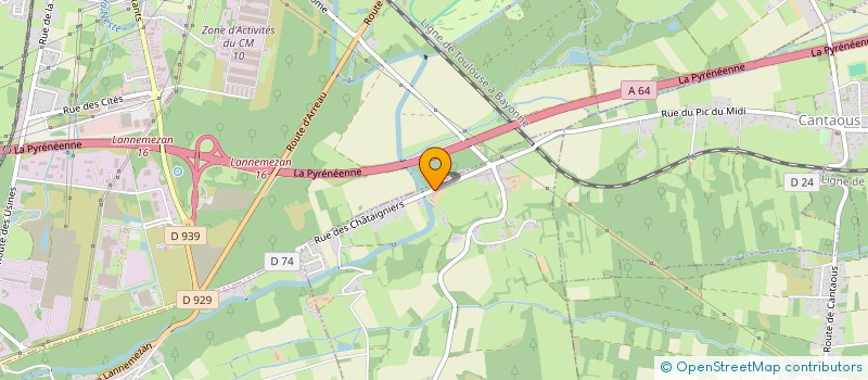 localisation de l'entreprise MADAME KARINE BEGUE  ESCALA