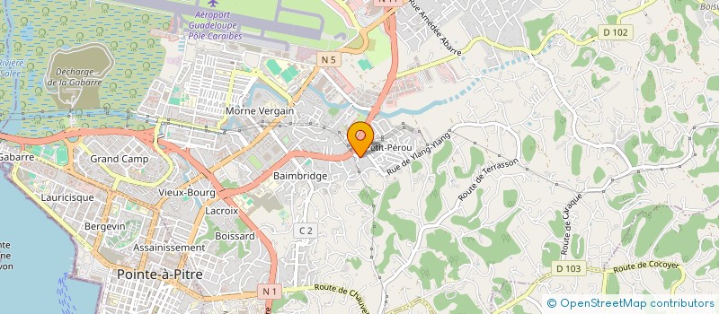 localisation de l'entreprise MADAME KARINE BELGRADE à LES ABYMES