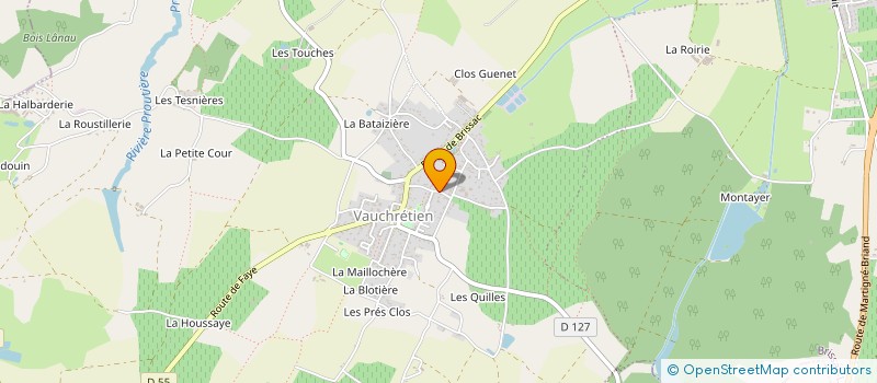 localisation de l'entreprise MADAME KARINE BENARD à BRISSAC LOIRE AUBANCE
