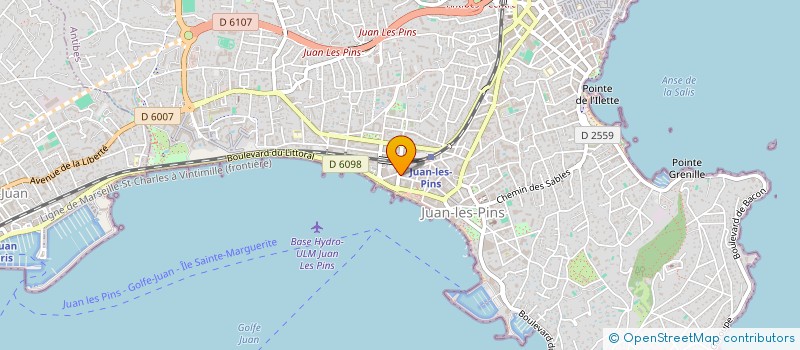 localisation de l'entreprise MADAME KARINE BENCHIMOL FONTAINHAS MENDES à ANTIBES