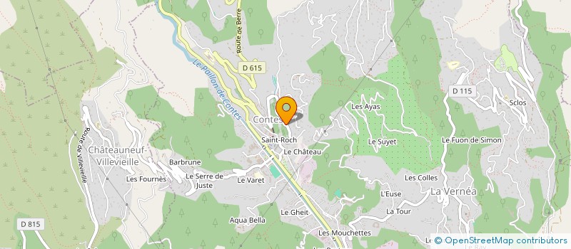 localisation de l'entreprise MADAME KARINE BENVENUTI à CONTES