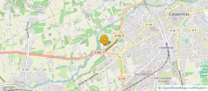 localisation de l'entreprise MADAME KARINE BERARD  CARPENTRAS