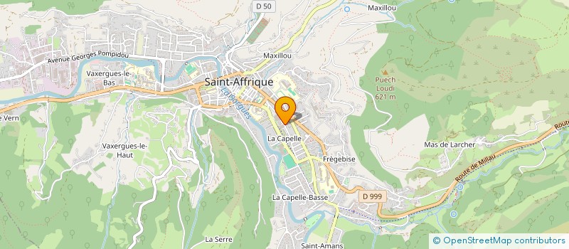 localisation de l'entreprise MADAME KARINE BERNARD  SAINT-AFFRIQUE