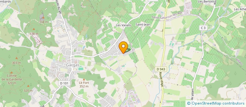 localisation de l'entreprise MADAME KARINE BERNARD  GARGAS