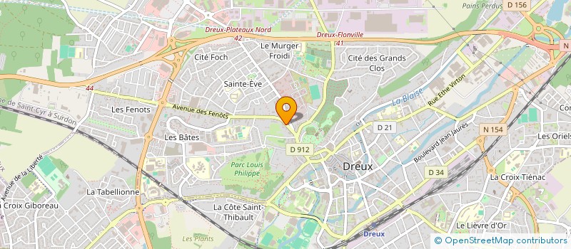 localisation de l'entreprise MADAME KARINE BERNARD à DREUX