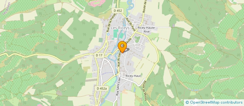 localisation de l'entreprise MADAME KARINE BERNIER  LES RICEYS