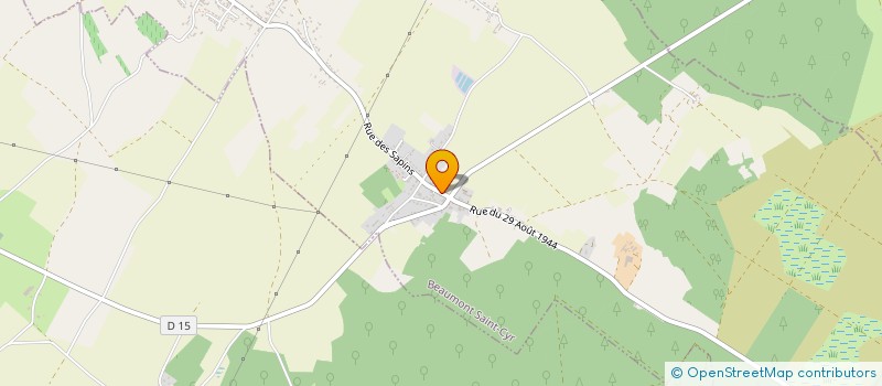 localisation de l'entreprise MADAME KARINE BERTHON  BEAUMONT SAINT-CYR