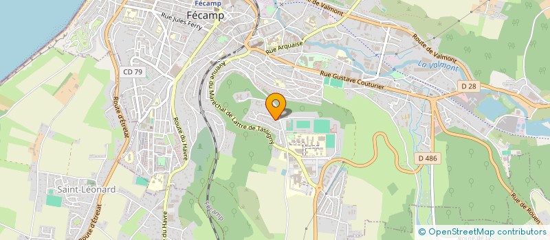 localisation de l'entreprise MADAME KARINE BERTIN à FECAMP