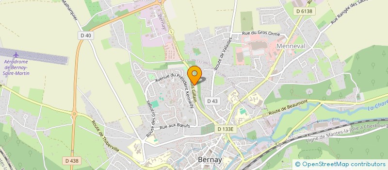 localisation de l'entreprise MADAME KARINE BERTIN  BERNAY