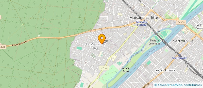 localisation de l'entreprise MADAME KARINE BERTRAND à LE MESNIL-LE-ROI