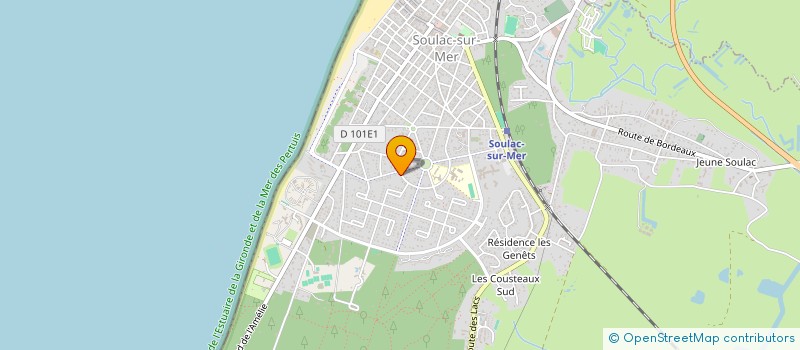 localisation de l'entreprise MADAME KARINE BESCOND  SOULAC-SUR-MER