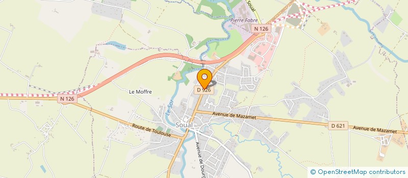 localisation de l'entreprise MADAME KARINE BESNIER à SOUAL