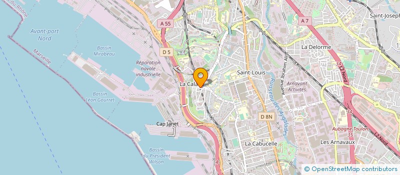 localisation de l'entreprise MADAME KARINE BESSOU à MARSEILLE