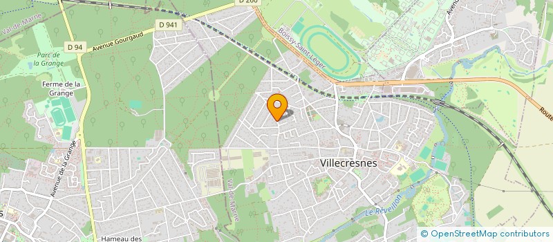 localisation de l'entreprise MADAME KARINE BETTIN  VILLECRESNES