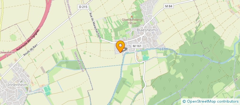 localisation de l'entreprise MADAME KARINE BEUGNIES  BLAESHEIM