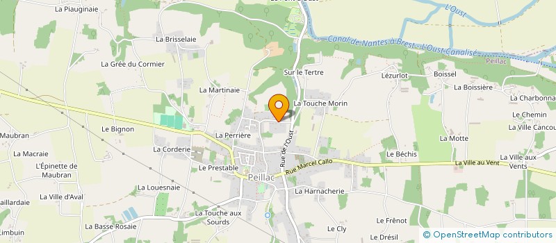 localisation de l'entreprise MADAME KARINE BEZIER  PEILLAC