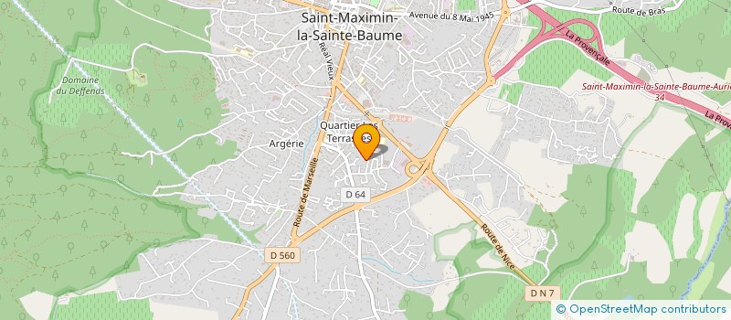 localisation de l'entreprise MADAME KARINE BIGOT à SAINT-MAXIMIN-LA-SAINTE-BAUME