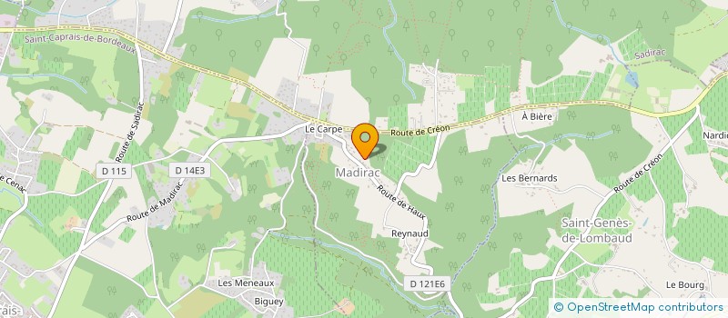 localisation de l'entreprise MADAME KARINE BIGOT  MADIRAC