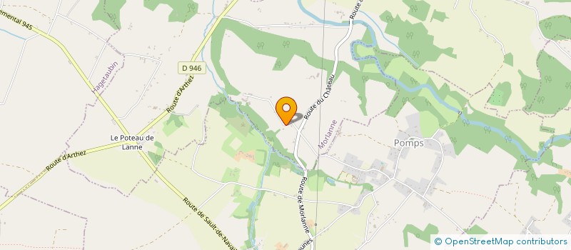 localisation de l'entreprise MADAME KARINE BILLAUD  MORLANNE