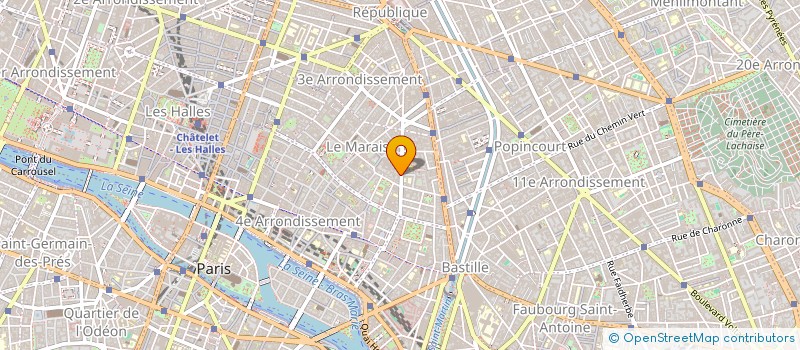 localisation de l'entreprise MADAME KARINE BINET  PARIS