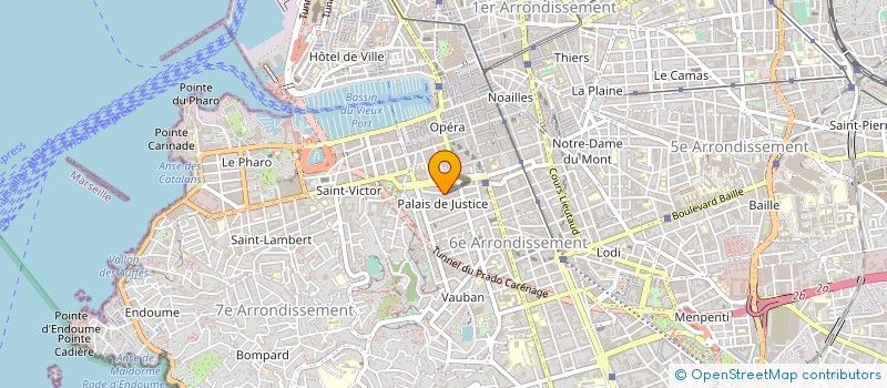 localisation de l'entreprise MADAME KARINE BINISTI  MARSEILLE