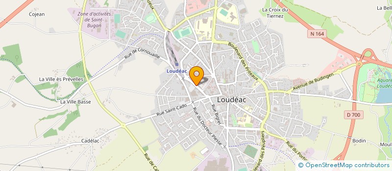 localisation de l'entreprise MADAME KARINE BLANCHARD à LOUDEAC