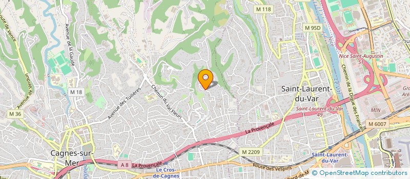 localisation de l'entreprise MADAME KARINE BLANCHARD à CAGNES-SUR-MER