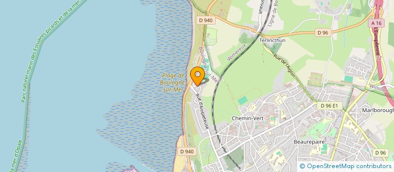 localisation de l'entreprise MADAME KARINE BLANCHART à BOULOGNE-SUR-MER