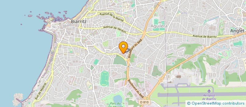 localisation de l'entreprise MADAME KARINE BLANCHE à BIARRITZ