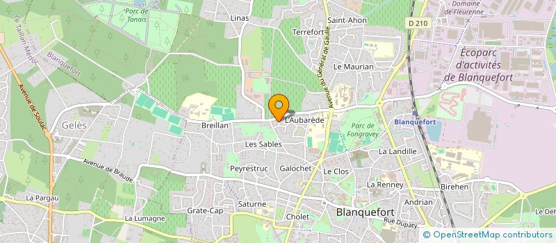 localisation de l'entreprise MADAME KARINE BLANCHET à BLANQUEFORT